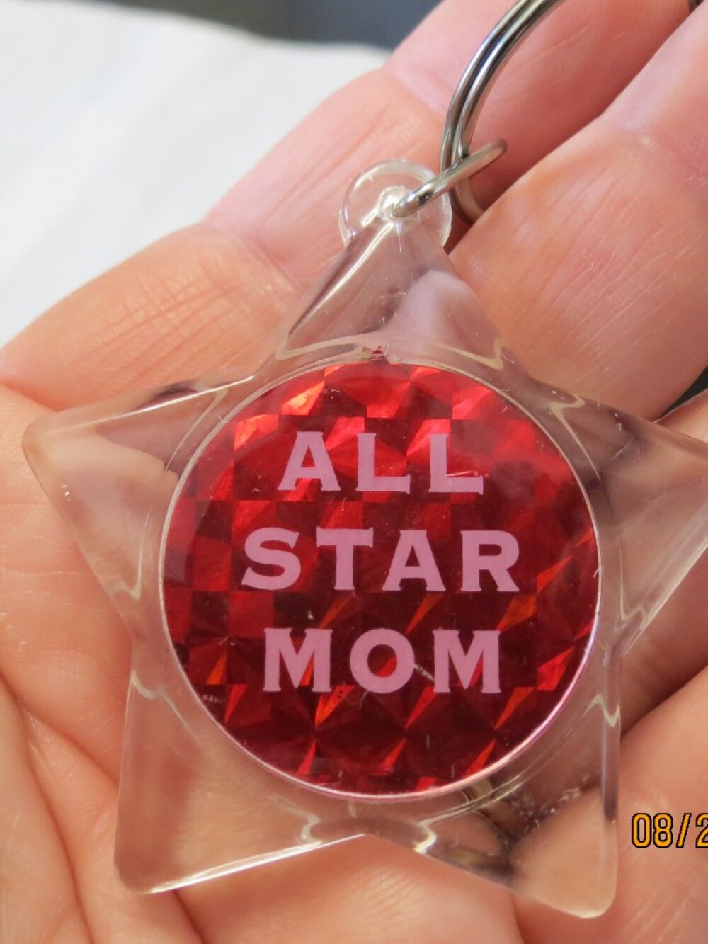 USED- All Star Mom Keychain in good condition from the early 00s